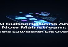 AI Subscriptions Are Now Mainstream: Is the $20/Month Era Over?
