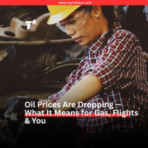 Oil Prices Are Dropping — What That Means for Gas, Flights, and Your Wallet