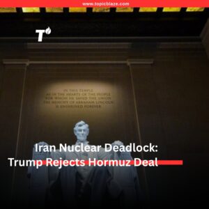 Iran Nuclear Deadlock 2026: Why Trump Rejected the Strait of Hormuz Deal