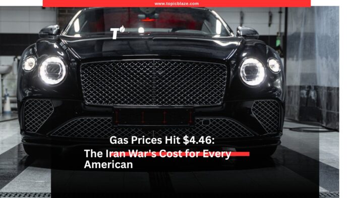 Luxury car representing soaring gas prices from Iran war 2026
