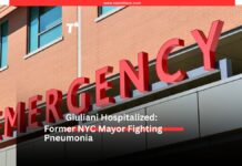 Giuliani Hospitalized: Former NYC Mayor Fighting Pneumonia Hospital emergency entrance sign Giuliani pneumonia hospitalization 2026