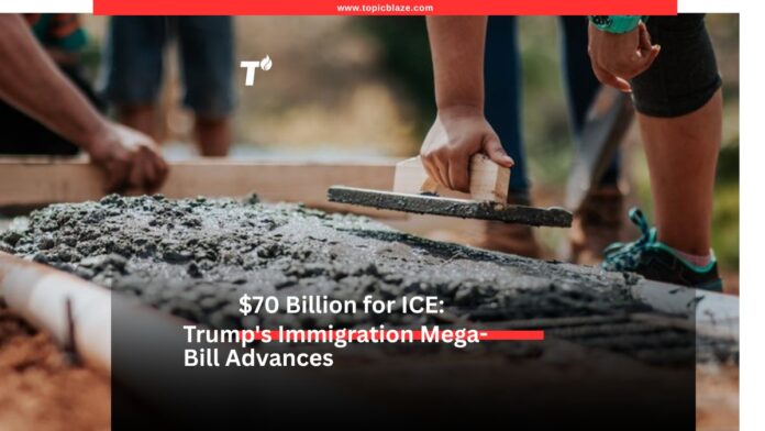 Border enforcement construction ICE immigration funding bill 2026