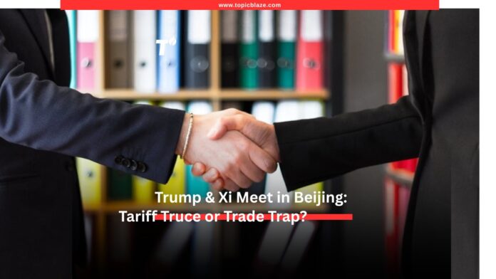 Trump Xi Jinping Beijing summit diplomatic handshake trade deal 2026